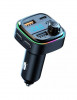 Modulator FM 12-24V Bluetooth 5.0 cu functie de incarcator auto Fast Charge 3.0 si port USB C - C26, Xenon Bright