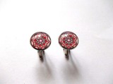 Butoni camasa barbati, butoni model decorativ rosu 36908