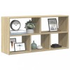 VidaXL Raft de perete, stejar sonoma, 100x25x50 cm, lemn prelucrat 853274