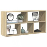 Raft perete Gossi, stejar Sonoma, 100x25x50 cm, lemn prelucrat, raft suspendat, depozitare