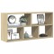 vidaXL Raft de perete, stejar sonoma, 100x25x50 cm, lemn prelucrat 853274