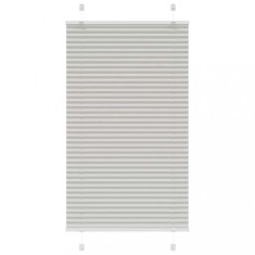 vidaXL Jaluză plisată gri deschis 70x150 cm Lățime țesătură 69,4 cm