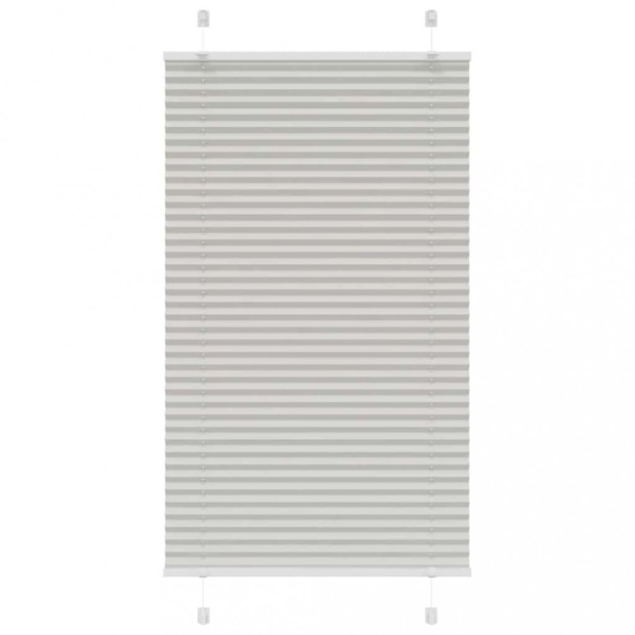 vidaXL Jaluză plisată gri deschis 70x150 cm Lățime țesătură 69,4 cm