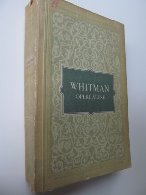 Opere alese - Walt Whitman foto