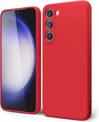 Husa Samsung S23 5G s911 Silicon Matte Red foto