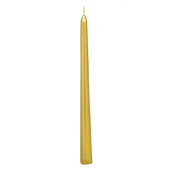 Lum&acirc;nare Decorativă, Aurie, Parafină, 2x25cm