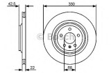 Disc frana AUDI A6 Avant (4F5, C6) (2005 - 2011) BOSCH 0 986 479 457