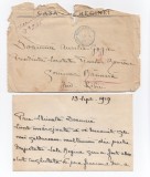 Scrisoare trimisa din partea Regina Maria catre Aurelia Goga redactata si semnata de catre Simona Lahovary - Societatea Femeilor Romane Rasinari Sibiu