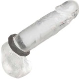 Calexotics-Alpha Prolong Inel Prismatic Gri-Silicon, Waterproof