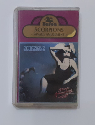 Caseta Audio Scorpions - Savage Amusement ( VEZI DESCRIEREA) foto