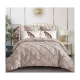 Cumpara ieftin Lenjerie de Pat Finet, Pliuri Brodate, 6 pcs - CPL51