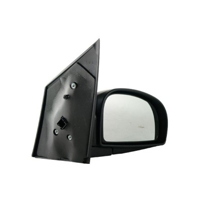Oglinda exterioara Hyundai Getz (Tb) 05.2002-09.2005 partea dreapta BestAutoVest crom convex grunduita partial reglare manuala prin cablu fara incalz foto