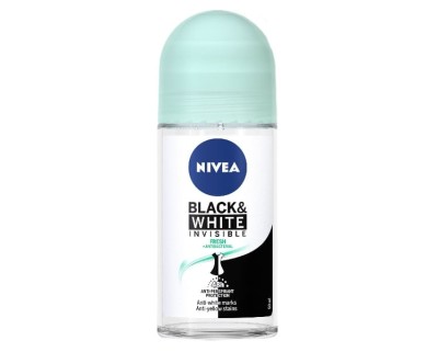 Deodorant roll-on Nivea Invisible Black&amp;amp;White Fresh, 50ml foto