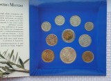 M01 San Marino set monetarie 10 monede 1995 km 322-331 1.000 Lire argint, Europa