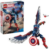 LEGO&reg; Marvel - Batalia dintre Capitanul America si Hulk rosu 76296, 359 piese