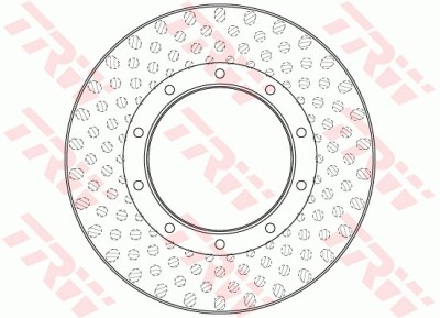 TRW DF5010S Disc frana foto