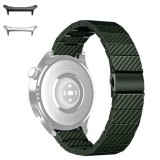 Curea polimer compatibila cu Samsung Galaxy Watch Ultra, Carbon Green