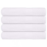 VidaXL Prosoape pentru saună 4 buc Alb 80x200 cm 360 g/m&sup2; 100% bumbac