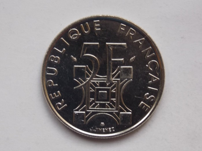 5 FRANCS 1989 FRANTA-COMEMORATIVA