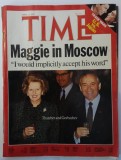 1987 TIME MAGAZINE Margaret Thatcher &amp; Gorbaciov la Moscova comunism geopolitica