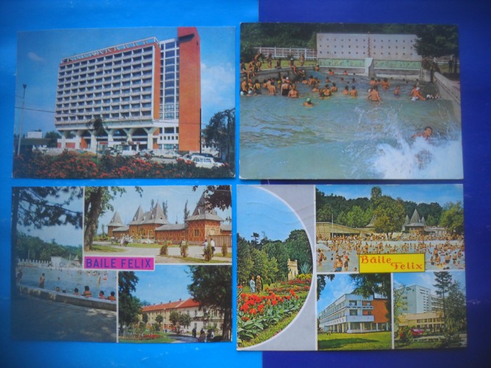 HOPCT LOT 2670 -IP-BAILE FELIX -JUD BIHOR-4 CARTI POSTALE-CIRCULATE