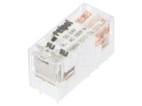 Releu electromagnetic DPDT 24VDC 8A PCB