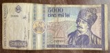 B11 49 - Bancnota foarte veche - Romania - 5000 lei - emisiune martie 1992