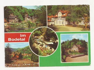 SG1 - Carte Postala - Germania- DDR- Im Bodetal, Circulata 1983 foto