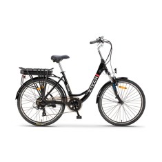 Bicicleta electrica ZT-34-B, motor 250W, 36V 10Ah, viteza 25km/h, autonomie 30 km - Negru