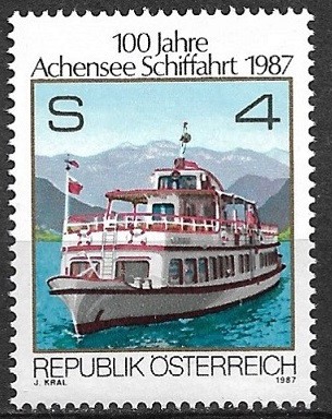 B2545 - Austria 1987 - Transporturi, naturale,neuzat,perfecta stare