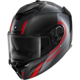 Casca integrala Shark Spartan GT Carbon Tracker gri/negru/rosu, marime XL