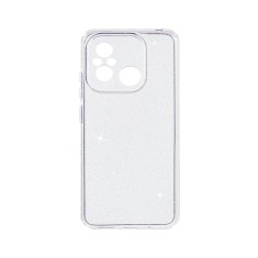 Husa BestCase&reg; Crystal Glitter 2MM, Compatibila Cu Xiaomi Redmi 12C, Anti-soc,