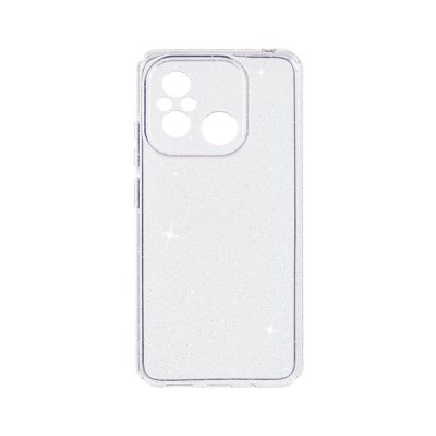 Husa BestCase&amp;reg; Crystal Glitter 2MM, Compatibila Cu Xiaomi Redmi 12C, Anti-soc, foto