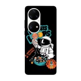 Husa compatibila cu Huawei P50 Pro model Planet Loops Universe Flavor, Silicon, TPU, Viceversa, Transparent, Carcasa