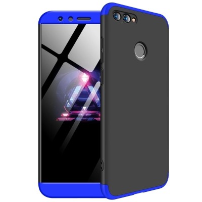 Husa XIAOMI RedMi Note 5A - 360 Grade Luxury Colorful TSS, Albastru/Negru foto