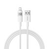 Baseus - Data Cable Display 2 (P10382700211-01) - USB to Lightning, Fast Charging, Digital Display, 2.4A, 2m - Moon White