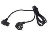 Cablu 3x0,75mm2 PVC 1,8m negru 10A 250V POS