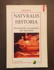 NATURALIS HISTORIA - VOL 6 - MINERALOGIE, ISTORIA ARTEI - PLINIUS foto