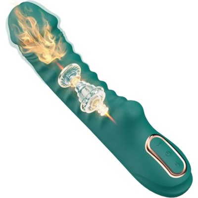 Vibrator 7 Speed Heating Verde foto