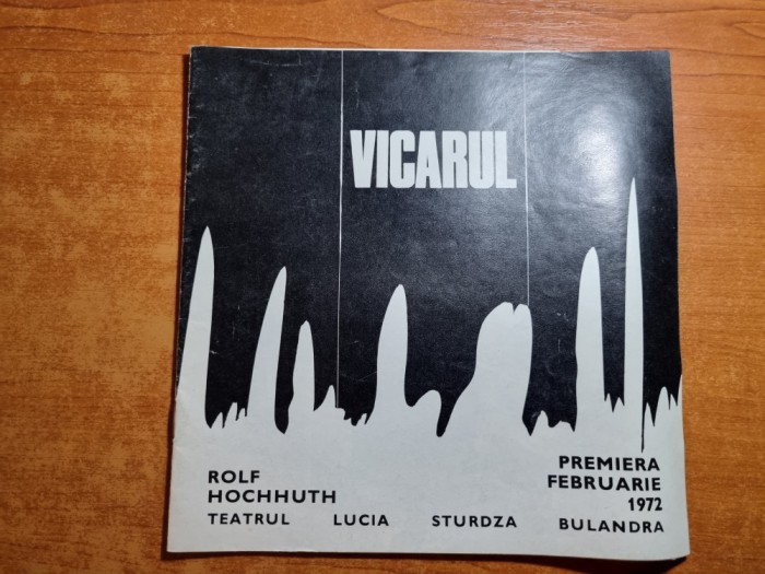 teatrul bulandra februarie 1972-vicarul-v.rebrengiuc,gina patrichi,fory etterle