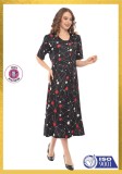 Cumpara ieftin Rochie Clasica cu Nasturi si Cordon Cod 0030 - 54Marimea, Yves