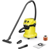 Aspirator umed-uscat Karcher WD 3 P V-17/4/20 1.628-170.0, Aspirare umeda si uscata, 17 L, Furtun 2 m, 1000 W, Filtru cartus, Priza integrata cu intre