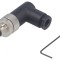 Conector M8 Tată 4PIN 90&deg; Neecrați pe Cablu