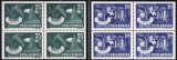 ROMANIA 1963 LP 573 IMPADURIREA BLOCURI DE 4 TIMBRE MNH, Nestampilat