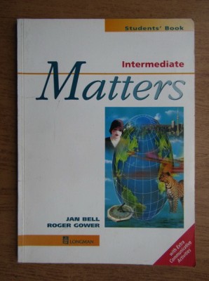 Jan Bell, Roger Gower - Intermediate matters. Longman, student&amp;#039;s book (1999) foto