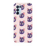 Husa compatibila cu Oppo Find X3 Lite model Sailor Moon Happy Luna, Silicon, TPU, Viceversa, Transparent, Carcasa