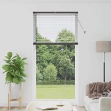 Jaluzea pentru Fereastră cu perdele Altele Manual Negru 100 x 220 cm Aluminiu