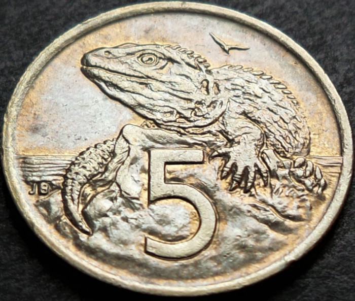 Moneda exotica 5 CENTI - NOUA ZEELANDA, anul 1995 * cod 4103
