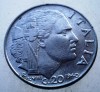1.876 ITALIA WWII VITTORIO EMANUELE III 20 CENTESIMI 1940 R USOR MAGNETIC, Europa