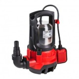 Pompă submersibilă cu plutitor 900W, racord 1&quot;, 250L/min, 8,5m, inox, apa murdara, Raider